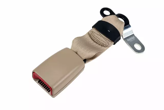 Light Cashmere Rear Driver Side Seat Belt with Buckle