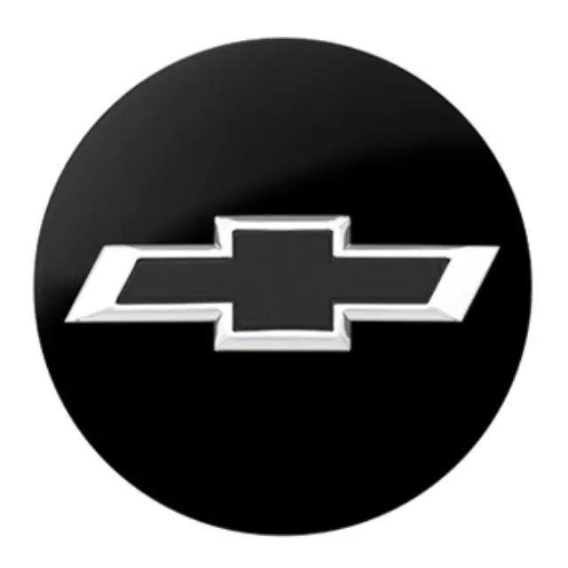Wheel Center Caps, Black W/Black Bow-Tie Logo