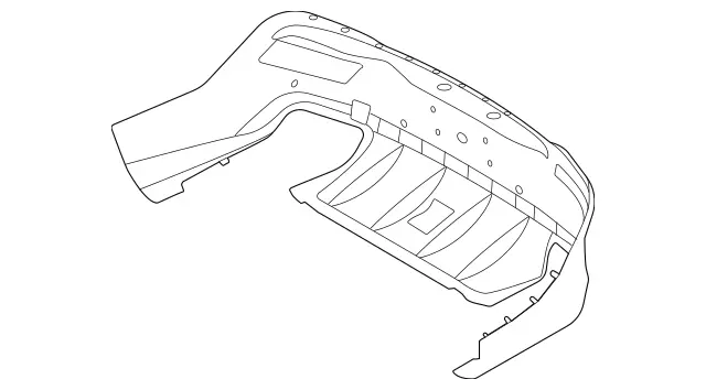 167-885-07-08 - Trim, Bumper 2020-2026 Mercedes-Benz | Mercedes