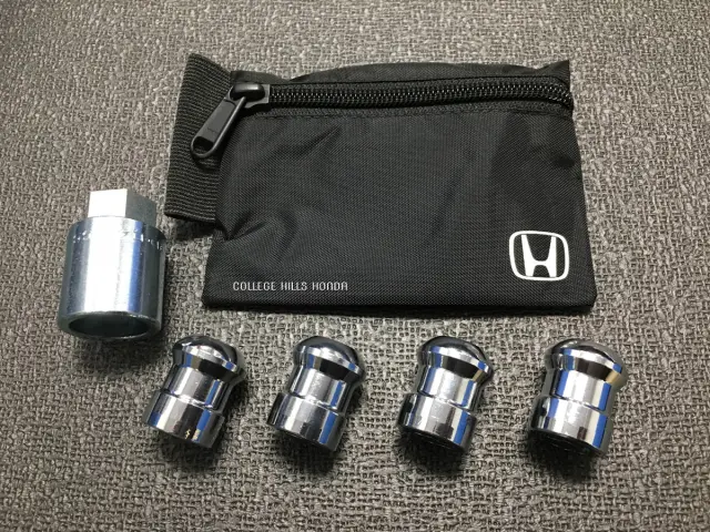 08W42-SCV-103 - Wheel Locks - Chrome - Alloy 2004-2026 Honda