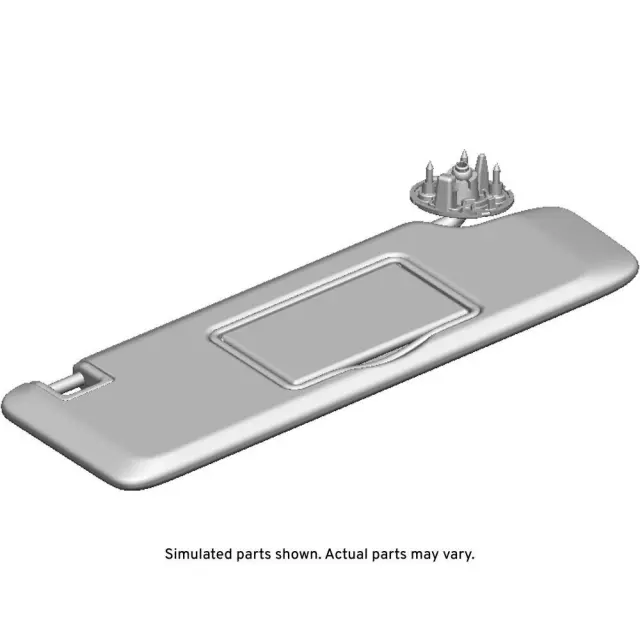 Jet Black Passenger Side Sunshade