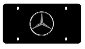 License Plate, Marque With Star Logo
