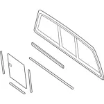 2004-2008 Ford Back Glass