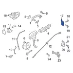 2019-2024 Ford Ranger - Upper Hinge