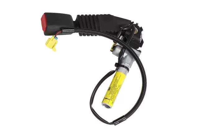 Gray Passenger Seat Belt with Buckle