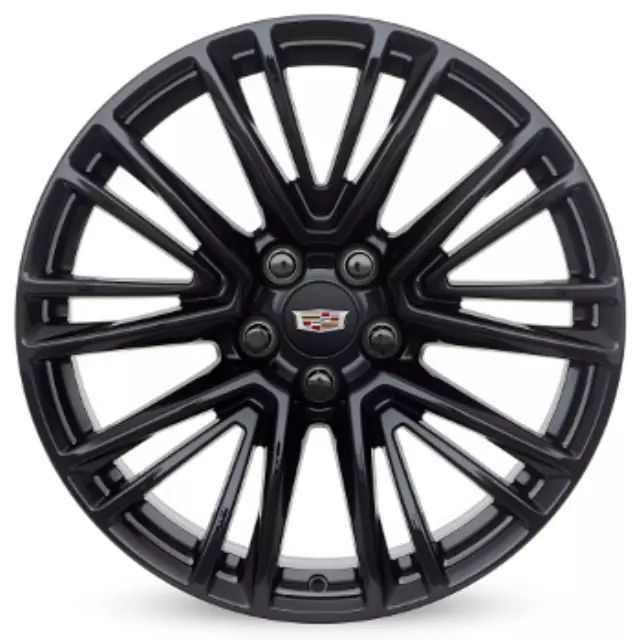 20 Wheels, 5 Split-Spoke, Gloss Black