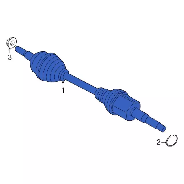 LX6Z-3B437-B - Axle Assembly 2020-2025 Ford | Ford Parts Direct