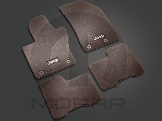 Jeep Renegade Premium Brown Carpet Floor Mat Set Four