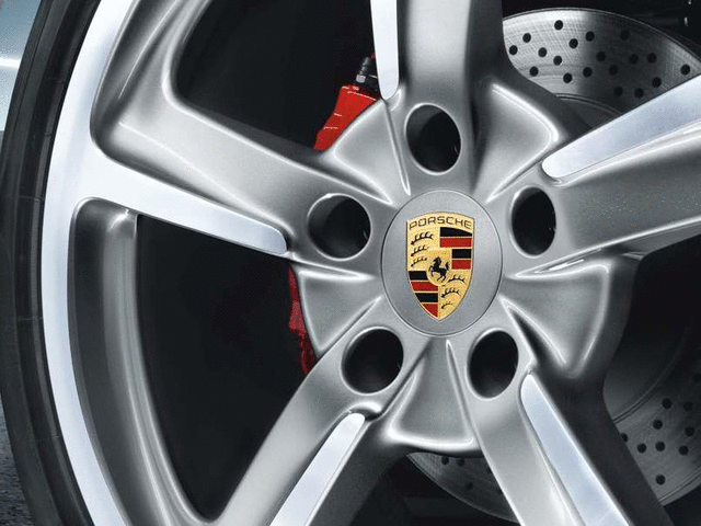 4460703 - Wheels: Wheel Hub Cover - Brilliant Chrome for Porsche: 718 Cayman, 911, Boxster, Cayenne Image