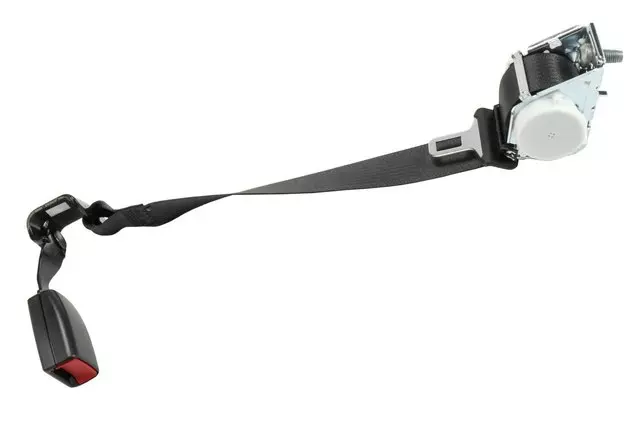 Ebony Rear Center Seat Belt with Retractor