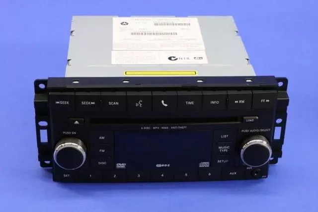 2007-2018 Mopar AM/FM/6 DVD Radio 68252826AC | My Mopar Parts