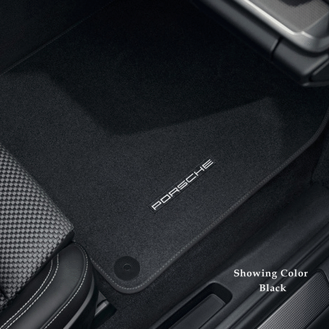 Carpet Floor Mats With Nubuk Surround