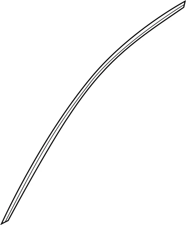 80283-3JA0A - Front Door Sash Moulding, Front Left 2013-2020