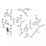 2019-2024 Ford Ranger - Lower Hinge