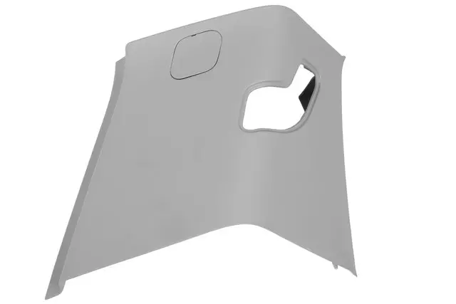 Light Ash Gray Driver Side Body Rear Corner Upper Garnish Molding