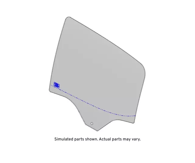 Rear Driver Side Door Window