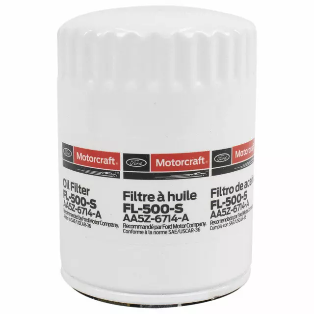 2011-2016 Ford F-150 & Mustang 5.0L V8 Engine Oil Filter OEM Motorcraft FL500S - Ford (AA5Z-6714-A)