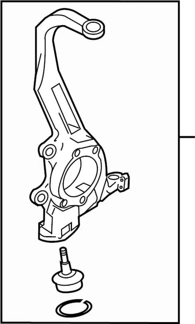 40015-AL55J - Knuckle 2005-2007 Infiniti G35 | INFINITI