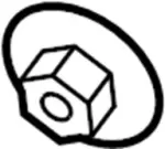 Spoiler Assembly Nut