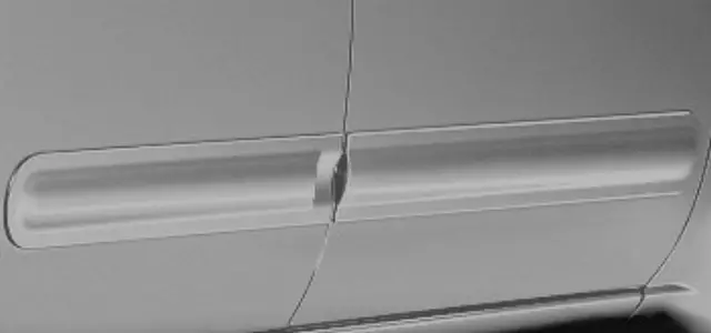 Body Side Moldings, Left-Hand, Crew