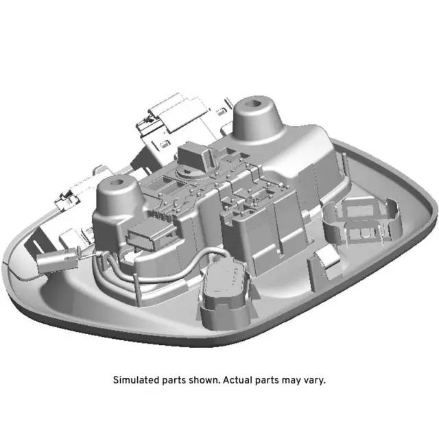 Light Ash Gray Center Courtesy Lamp