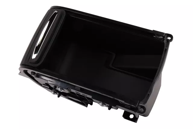 Jet Black Front Floor Console Compartment