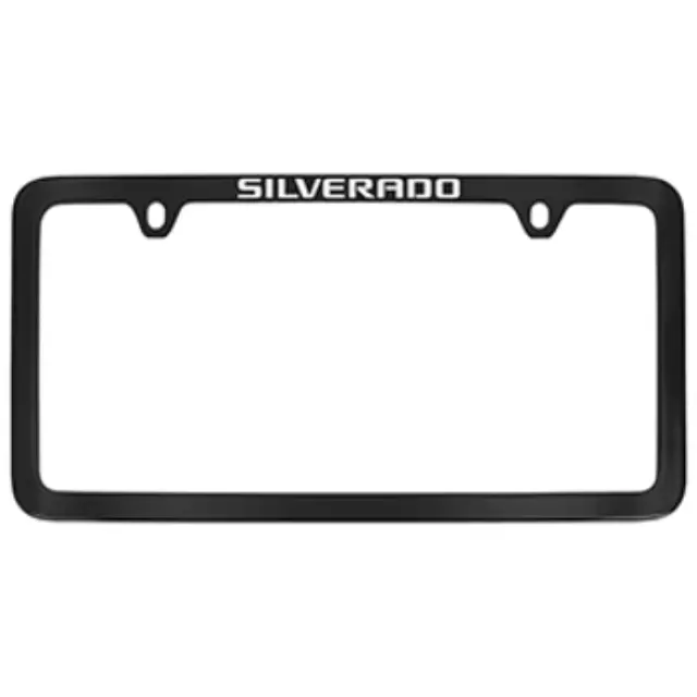 License Plate Frame, Silverado Logo