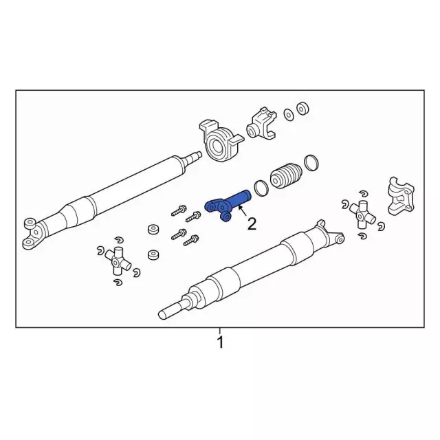 HC3Z-4841-C - Drive Shaft Slip Yoke 2017-2022 Ford | Online Ford