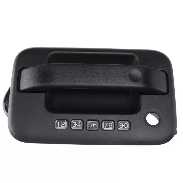 thumbnail image 2 of Evan-Fischer Smooth Black Rear Left Door Handle For Ford F-150 2004-2014 2 of 5