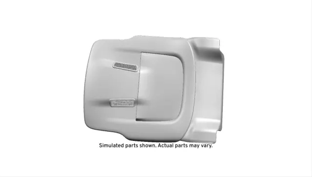 Jet Black Front Seat Back Finish Panel