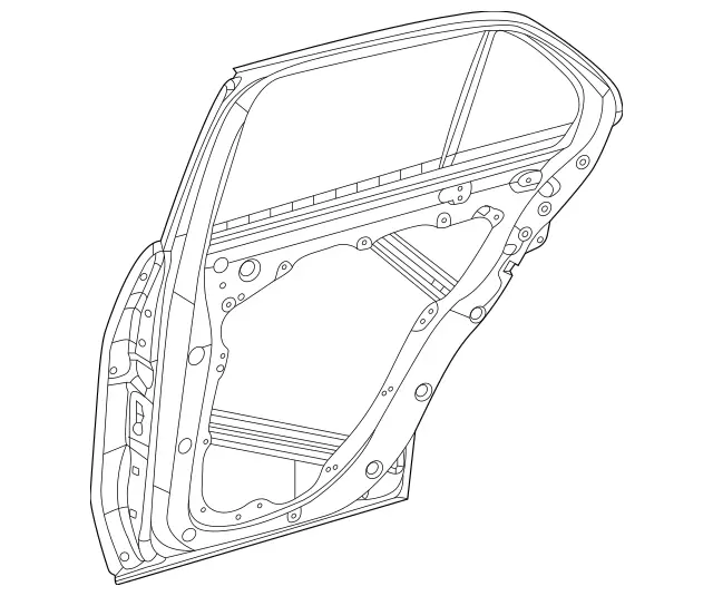 Genuine OEM Door Shell | 167-730-81-11 | Fits Select 2020-2025