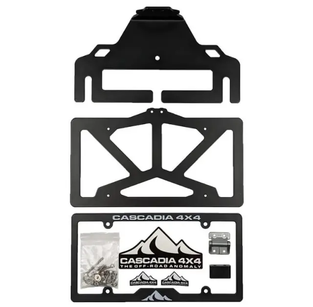 Cascadia Flipster V3 Winch License Plate Mounting System