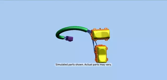 Light Cashmere Front Lumbar Control Switch