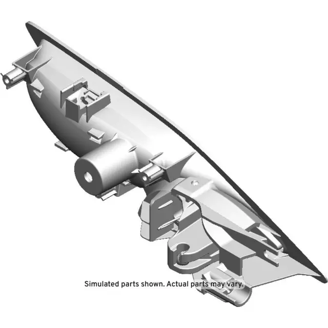 Chrome Rear Driver Side Door Inside Handle