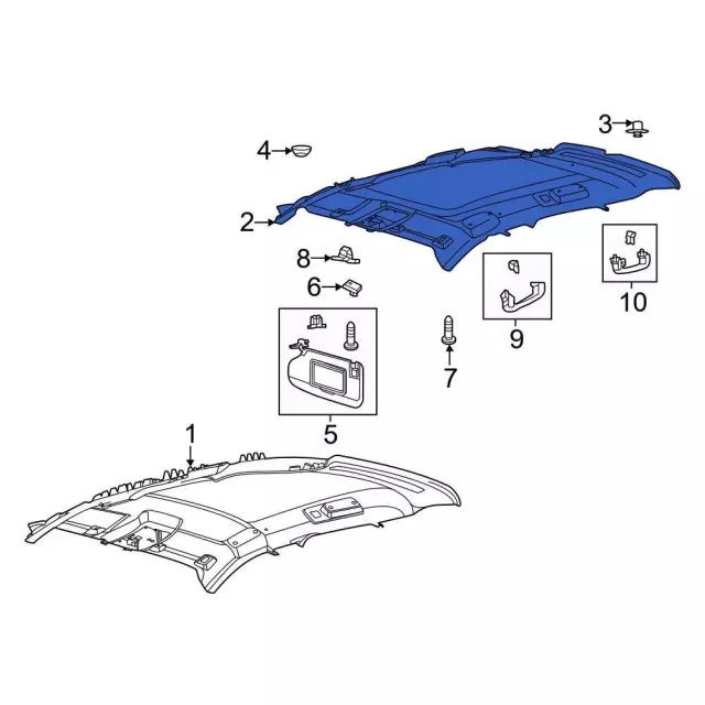 zjun9773ページ 96-98 Grand Cherokee ZJ Agate Driver Left Rear Interior Door Panel