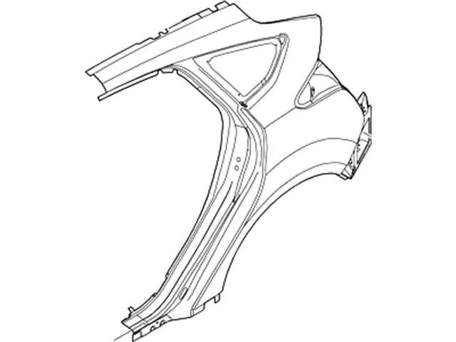 2012-2018 Ford Focus Quarter Panel CM5Z-5827841-A