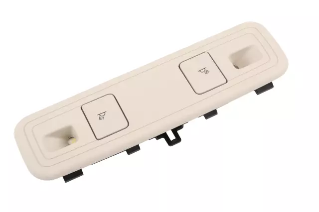 Beige Rear Seat Center Courtesy Lamp