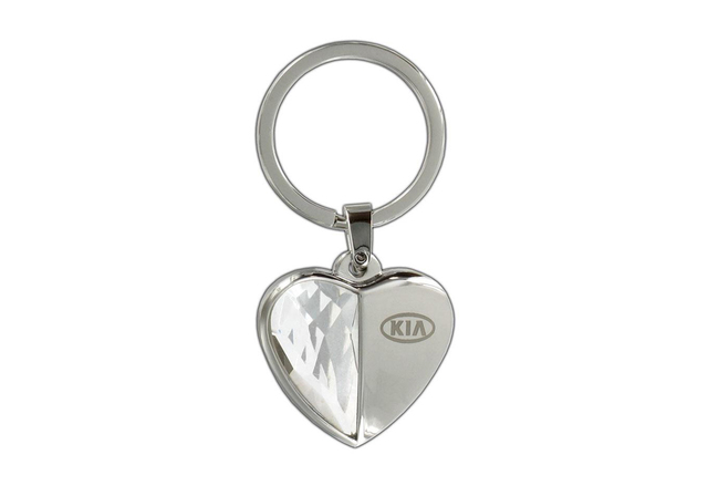 Key Chain, Heart Shape, Half Metal