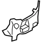 Upper Center Pillar Trim Upper Bracket