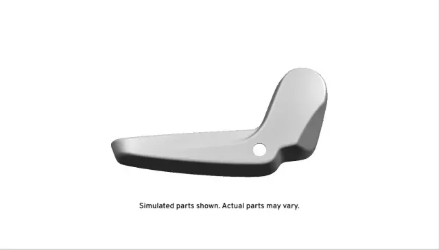 Jet Black Rear Seat Back Armrest Opening Finish Cover