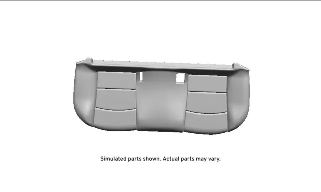 Medium Titanium Rear Seat Cushion Cover