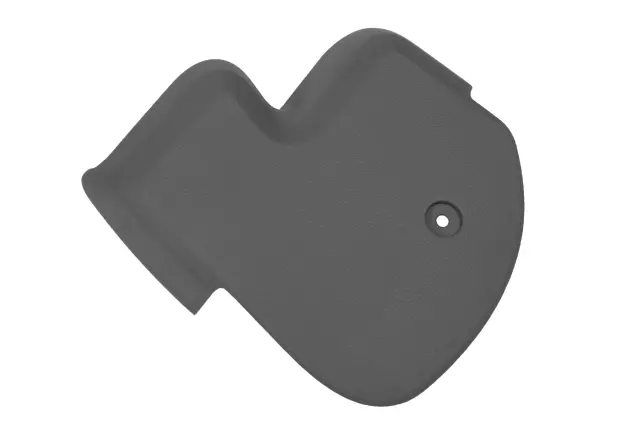 Dark Ash Gray Rear Driver Side Seat Outer Hinge Finish Cover