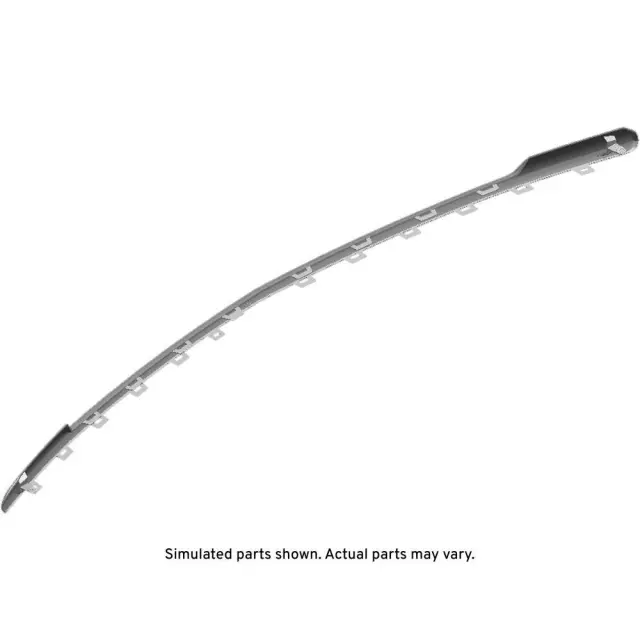 Bright Chrome Front Bumper Fascia Lower Molding