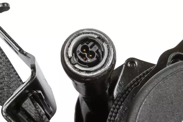 Jet Black Driver Seat Belt with Retractor and Pre-Tensioner