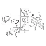 Windshield Pillar Trim Cover