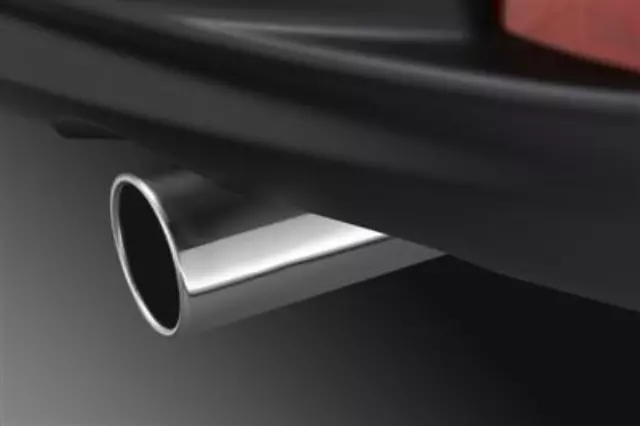 2011 2012 Mazda2 Tailpipe Finisher Chrome OEM NEW