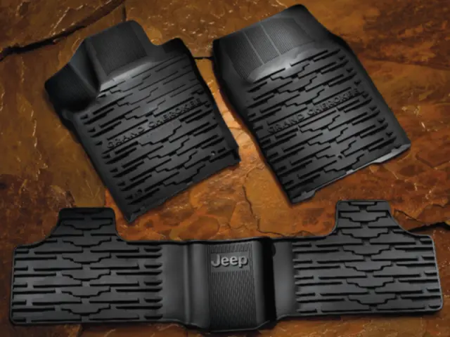 2011-2012 Jeep Grand Cherokee Slush Mats 82212172AC | My Mopar Parts