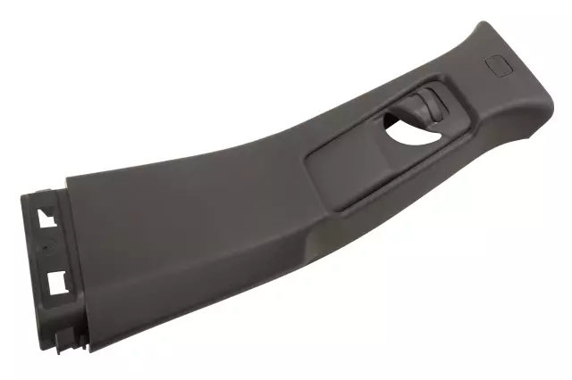 Jet Black Driver Side Center Pillar Upper Trim Panel