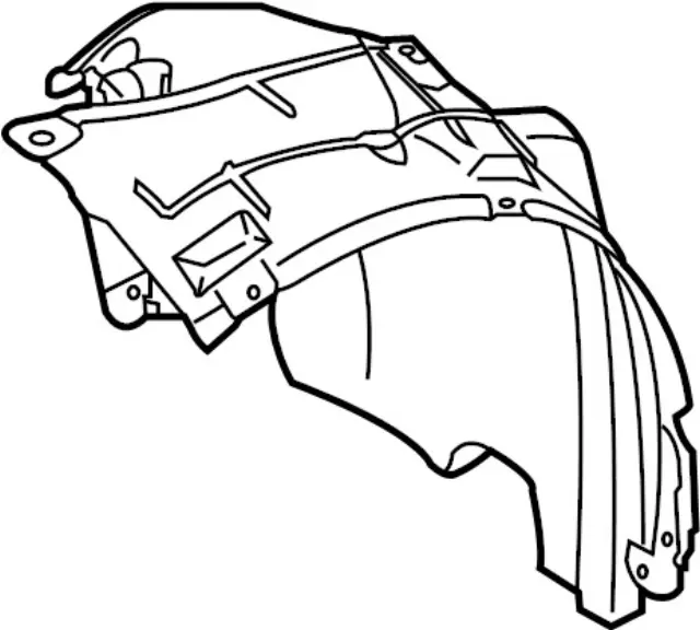 【RT-84289】 Front Left Driver Side Fender Liner For 2009-2014 Maxima