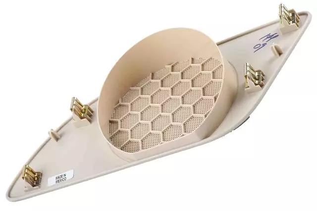 Very Light Cashmere Rear Driver Side Speaker Grille